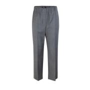 Max Mara Bekväma ullflanellbyxor Gray, Dam