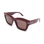 Tom Ford Ft1191 69E Sunglasses Red, Unisex