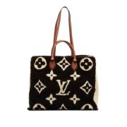 Louis Vuitton Vintage Pre-owned Laeder totevskor Black, Dam