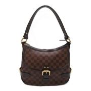 Louis Vuitton Vintage Pre-owned Tyg axelremsvskor Brown, Dam