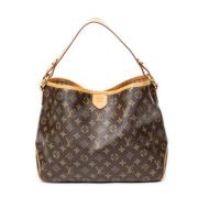 Louis Vuitton Vintage Pre-owned Canvas handvskor Brown, Dam