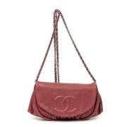 Chanel Vintage Pre-owned Laeder chanel-vskor Red, Dam