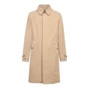 Sealup Beige Trench Coat för Män Beige, Herr