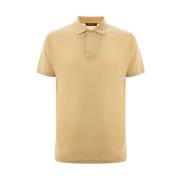 Loro Piana Gult Sidens Polo Skjorta Yellow, Herr