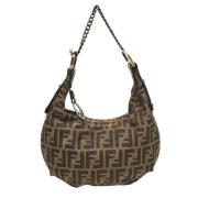 Fendi Vintage Pre-owned Canvas fendi-vskor Brown, Dam