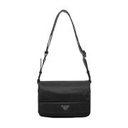 Emporio Armani Stilig Crossbody-väska Black, Dam