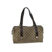 Gucci Vintage Pre-owned Canvas gucci-vskor Beige, Dam