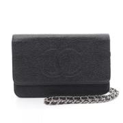 Chanel Vintage Pre-owned Tyg plnbcker Black, Dam