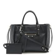 Balenciaga Vintage Pre-owned Laeder balenciaga-vskor Black, Dam