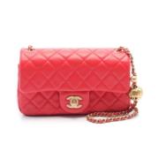 Chanel Vintage Pre-owned Laeder chanel-vskor Red, Dam