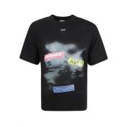 Off White Skate Sticker T-shirts och Polos Black, Herr