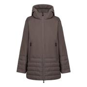 People of Shibuya Kort Parka i Matt Polyester Gray, Dam