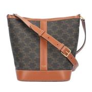 Celine Vintage Pre-owned Tyg celine-vskor Brown, Dam