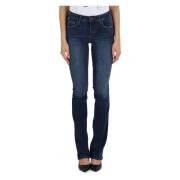 Liu Jo Boot Cut Jeans med Fem Fickor Blue, Dam