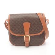 Celine Vintage Pre-owned Belagd canvas celine-vskor Brown, Dam