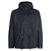 Barbour Klassisk Svart Vaxad Parkas Jacka Black, Herr