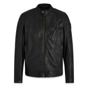 Belstaff V Racer Läderjacka Svart Black, Herr