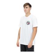 Tommy Jeans Grafisk Kompass Tryck Casual T-shirt White, Herr