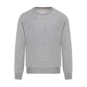 Brunello Cucinelli Lyxig Grå Tröja Aw24 Gray, Herr