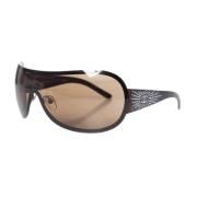 Chanel Vintage Pre-ownedPlastsolglasgon Brown, Unisex