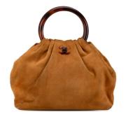 Chanel Vintage Pre-owned Mocka handvskor Brown, Dam