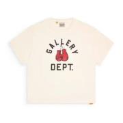 Gallery Dept. Boxnings Merch Tee 'Cream' Beige, Herr