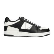 Guess Låga lädersneakers - Svart Black, Herr