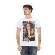 Trussardi Kortärmad Rund Hals T-shirt White, Herr