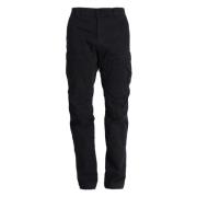 C.p. Company Svarta Cargo Byxor med Tapered Cut Black, Herr