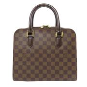 Louis Vuitton Vintage Pre-owned Canvas handvskor Brown, Dam