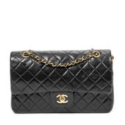 Chanel Vintage Pre-owned Laeder axelremsvskor Black, Dam