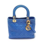 Dior Vintage Pre-owned Laeder dior-vskor Blue, Dam