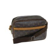 Louis Vuitton Vintage Pre-owned Canvas axelremsvskor Brown, Dam