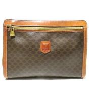 Celine Vintage Pre-owned Laeder kuvertvskor Brown, Dam