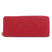 Louis Vuitton Vintage Pre-owned Tyg plnbcker Red, Dam