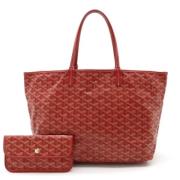 Goyard Vintage Pre-owned Canvas totevskor Red, Dam