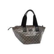 Gucci Vintage Pre-owned Canvas totevskor Black, Dam