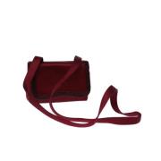 Chanel Vintage Pre-owned Satin chanel-vskor Red, Dam