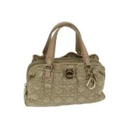 Dior Vintage Pre-owned Nylon handvskor Beige, Dam