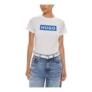 Hugo Boss Klassisk Dam T-shirt White, Dam