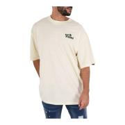 Vans Gul Loose Logo T-shirt Beige, Herr