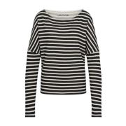 Juvia Randig Cashmere Rund Hals T-shirt Multicolor, Dam