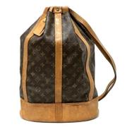 Louis Vuitton Vintage Pre-owned Canvas louis-vuitton-vskor Brown, Dam