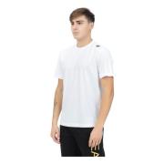 Emporio Armani EA7 Vit T-shirt med korta ärmar och EA7-logotyp White, ...