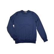 Premiata Blå Rund Hals Sweatshirt Blue, Herr