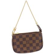 Louis Vuitton Vintage Pre-owned Canvas kuvertvskor Brown, Dam