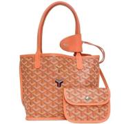 Goyard Vintage Pre-owned Canvas handvskor Pink, Dam