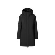 Save The Duck Svart Vinterparka med Termisk Vaddering Black, Dam