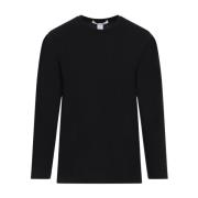 Comme des Garçons Svart T-shirt Modern Stil Black, Herr