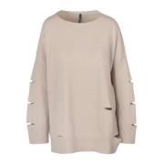 PierAntonioGaspari Stiligt Modell Orange Jacka Beige, Dam